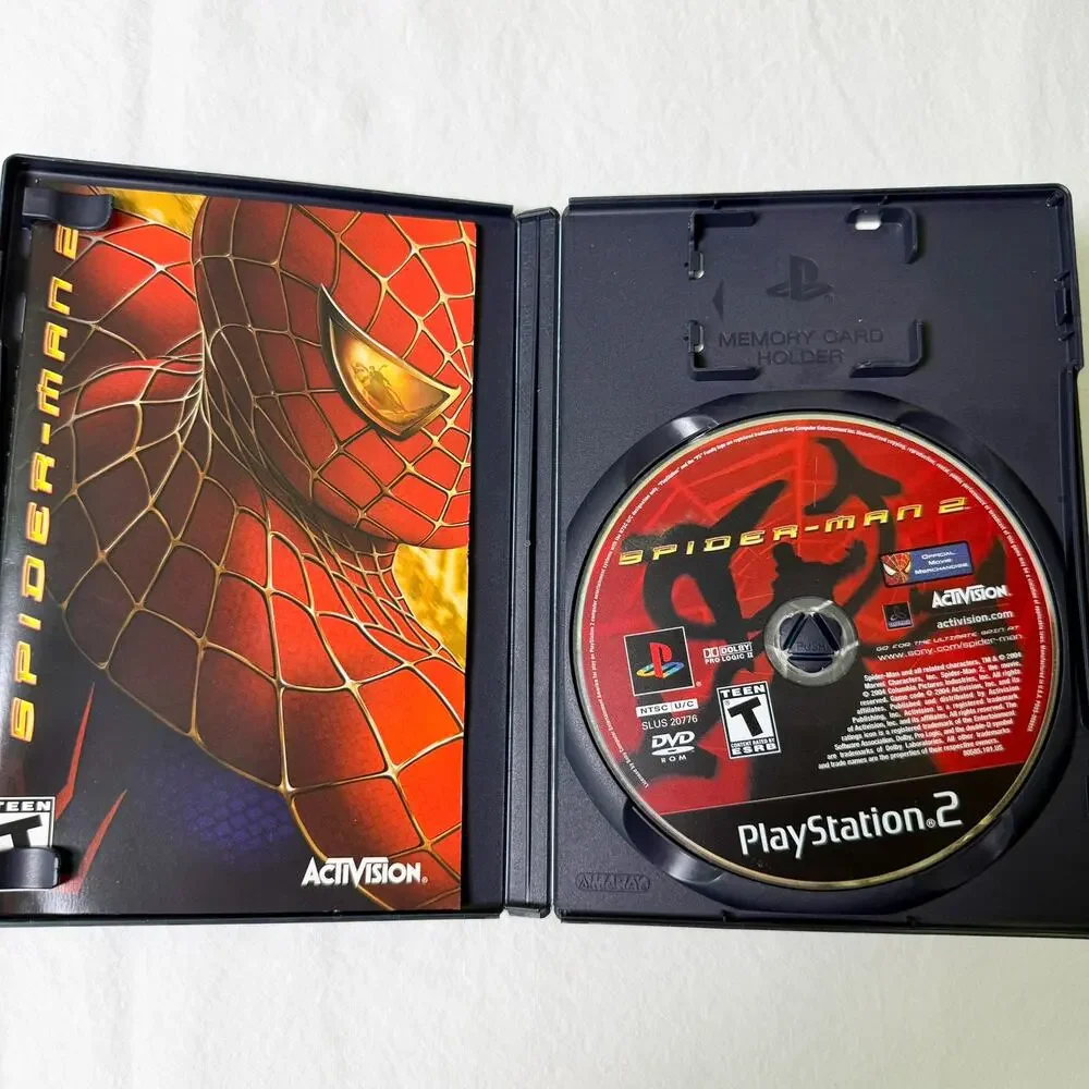 Spider-Man 2 PS2 Playstation Game CIB Tested